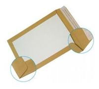 GPV - Boite de 100 Pochettes dos carton - Format 24 (260x330 mm), sans fenêtre, qualité papier kraft : 120 g/m2