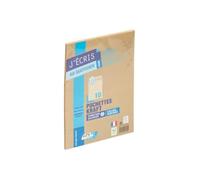 GPV EVERYDAY Enveloppe International C5 (162 x 229 mm) côté ouvert autocollant doublure de couleur brun pack de 10