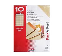 GPV - Paquet de 10 Pochettes - Format 24 (260x330 mm), sans fenêtre, qualité papier kraft : 120 g/m2 - Certifié PEFC