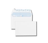 Gpv Paquet De 100 Enveloppes Blanches C6 114x162 75 G/M² Bande De Protection