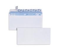 Gpv Paquet De 100 Enveloppes Blanches Dl 110x220 80 G Bande De Protection