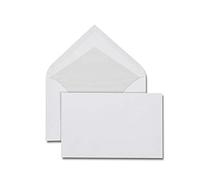 Gpv - enveloppes de visite, 140 x 90 mm, blanc gommée, petit paquet, contenu: 25 enveloppes (6651) Blanc