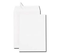 Paquet de 25 pochettes vélin Blanc dos carton format 24 120g auto-adhésives 571