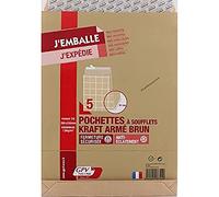 Pochettes A Soufflets Kraft Arme 130G 260X330 Gpv 6722