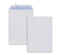 Generique Pochettes vélin auto-adhésives C4 90 g 229 x 324 mm Paquet de 50 Blanc