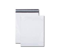 GPV Pochette d'expédition en polyéthylène opaque 27,5 x 36,5 cm avec bande de protection - Indéchirable et imperméable - Paquet de 10