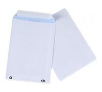 GPV Boîte de 250 pochettes auto-adhésives velin blanc 90g format 229 x 324 mm C4 fenêtre 50 x 110 mm