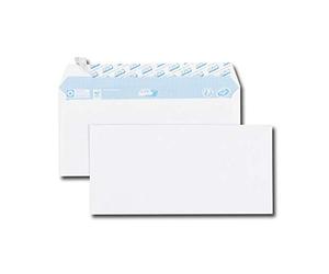 GPV Pqt 50 enveloppes auto-adhésives 80 g DL 110x220mm Sans Fenêtre Blanc