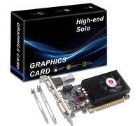 GPVHOSO GeForce GT 730 Carte graphique DDR3 4 Go 128 bits DirectX 11 PCIe x16 Profil bas GPU pour travail, sortie VGA/DVI-D/HDMI Carte vidéo de jeu de bureau Support 2K avec support