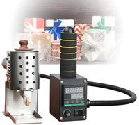 Gpxhbcb Machine à encoller à Chaud, Machine d'étiquetage Manuelle à Colle thermofusible, avec Cartouche, tête d'encollage, contrôle de température 50-220 °C, pour Carton Cuir 150ML