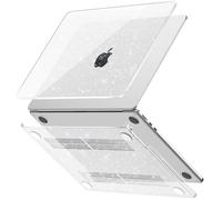 GPXIIZ Coque Compatible avec 2026 MacBook Air 15 Pouces M5 M4 M3 M2 2025 2024 2023 Release A3448 A3241 A3114 A2941, Étui de Protection Housse Rigide en Plastique 15,3", Cristal Paillette