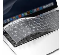 GPXIIZ Protection Clavier Compatible avec 2021 2020 MacBook Air 13.3 Pouces M1 A2337 A2179 avec Retina Display & Touch ID, Ultra Fine, US-Layout TPU Clair