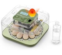 GQF Incubateur pour œufs à couver - Système de capacité d'œufs, retourneur automatique d'œufs (carré) (vert)
