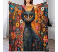 GQmoney Couverture Polaire Moelleuse et épaisse en Forme de Chat Mignon, élégante et Massive, idéale pour Le lit de Grand-mère, Cadeau Douillet 200 x 230 cm
