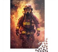 GQmoney Puzzles 1000 pièces Puzzle Flamme de Pompier Adultes Puzzle de difficulté Puzzles Jouets éducatifs Jeux Décoration familiale 1000 pièces (75x50 cm)