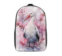 GQmoney Sac à dos Albatross Cherry Blossom en peluche, sac à dos 3D pour tout-petits, sac d'école pour enfants, idée cadeau d'anniversaire pour garçons et filles 43 cm