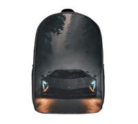 GQmoney Sac à dos Art Sports Car Ronaldo, sac à dos pour enfants, cartable, cartable, cartable imprimé en 3D pour garçons et filles, 43 cm