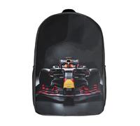GQmoney Sac à dos pour enfant imprimé 3D F1 Racing, cartable léger, tendance et amusant, idéal pour les étudiants, 43 cm
