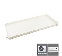 GQMYCDM Bac de Récupération de Condensats Bac de Vidange pour Unité AC, Bac Condensat Clim, Bacs de Récupération en Plastique avec Drain, pour Climatiseur Split Intérieur/Extérieur (Color : 1-2P, Si