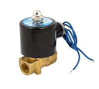 GQSHEIIRU AC 220V 0-10kg/cm2 3/8BSP Tuyau Double Fil Eau Air Huile électrovanne