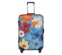GQSZCYHLKL Hello Hawaii Housse de protection élégante pour sac de voyage avec impression double face, design élastique pour un maintien sûr et une protection contre les rayures, blanc, S
