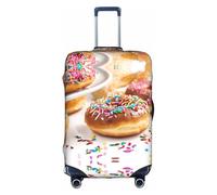 GQSZCYHLKL Housse de protection élégante en forme de donuts de Noël avec impression double face, design élastique pour un ajustement sûr et une protection contre les rayures, blanc, L