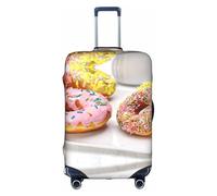 GQSZCYHLKL Housse de protection élégante en forme de donuts de Noël avec impression double face, design élastique pour un ajustement sûr et une protection contre les rayures, blanc, XL