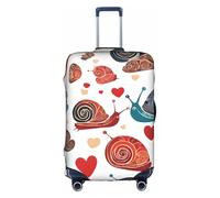 GQSZCYHLKL Housse de protection élégante en forme d'escargot avec impression double face, design élastique pour un ajustement sûr et une protection contre les rayures, blanc, XL