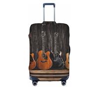 GQSZCYHLKL Housse de protection élégante pour guitare, basse, instruments de musique avec impression double face, design élastique pour un ajustement sûr et une protection contre les rayures, blanc, S