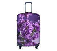 GQSZCYHLKL Housse de protection élégante pour valise avec impression double face, design élastique pour un maintien sûr et une protection contre les rayures, blanc, L