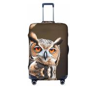 GQSZCYHLKL Housse de protection élégante pour valise, avec impression double face, design élastique pour un maintien sûr et une protection contre les rayures, blanc, L