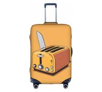 GQSZCYHLKL Housse de protection élégante pour valise de tronçonneuse avec impression double face, design élastique pour un ajustement sûr et une protection contre les rayures, blanc, S