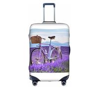 GQSZCYHLKL Housse de protection élégante pour valise de vélo avec impression double face, design élastique pour un ajustement sûr et une protection contre les rayures, blanc, XL