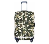 GQSZCYHLKL Housse de protection élégante pour valise motif camouflage Cold Tree avec impression double face, design élastique pour un ajustement sûr et une protection contre les rayures, blanc, XL