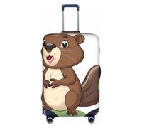 GQSZCYHLKL Housse de protection élégante pour valise, motif coquin, avec impression double face, design élastique pour un maintien sûr et une protection contre les rayures, blanc, L