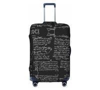 GQSZCYHLKL Housse de valise de chimie scientifique abstraite, housse de sac de voyage élégante avec impression double face, design élastique pour un ajustement sûr et une protection contre les rayures