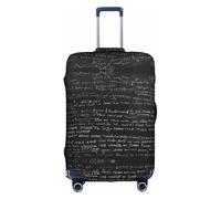 GQSZCYHLKL Housse de valise de chimie scientifique abstraite, housse de sac de voyage élégante avec impression double face, design élastique pour un ajustement sûr et une protection contre les rayures