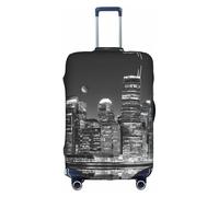 GQSZCYHLKL New York Paintings Housse de protection élégante pour sac de voyage avec impression double face, design élastique pour un ajustement sûr et une protection contre les rayures, blanc, M