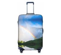 GQSZCYHLKL Niagara Falls Housse de protection élégante pour sac de voyage avec impression double face, design élastique pour un maintien sûr et une protection contre les rayures, blanc, XL