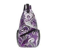 GQSZCYHLKL The Sea Witch Sac à bandoulière décontracté pour homme avec motif multi-poches - Léger et spacieux pour les voyages, le travail et un usage quotidien, Noir , taille unique