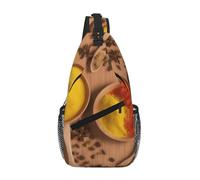 GQSZCYHLKL Various Seasonings Sac à bandoulière décontracté pour homme avec plusieurs poches - Léger et spacieux pour les voyages, le travail et un usage quotidien, Noir , Taille unique