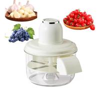 Gqudyi éPlucheur éLectrique AméLioré 2025,Multifonction éPlucheuse de Tomates Cerises,éPluchage Rapide et PréCis de 5 Feuilles,pour la Maison,Magasin de Boissons,Magasin de Thé Au Lait(Color:Blanc)