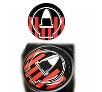 GQUIKGW Autocollant Moto Autocollant De Protection Anti-Rayures pour Bouchon De Réservoir De Moto pour Ducati DesertX Desert X RR22 2023 3D en Résine Autocollante pour Réservoir Étanche