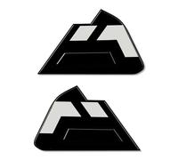 GQUIKGW Autocollant Moto Autocollant Latéral Protection Réservoir Moto Protection Anti-Rayures pour Ducati DesertX Desert X RR22 2023 Autocollant en Résine 3D Protection De Réservoir Étanche
