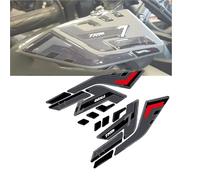 GQUIKGW Autocollant Moto Autocollants De Protection De Protège-Mains De Moto pour Y&AMAHA Tracer 7 GT Tracer 7 2021 Autocollant De Protection Tampon D'autocollant De Moto(Rosso)