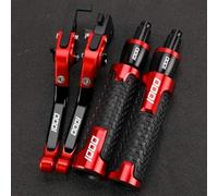 GQUIKGW Remplacer Accessoires CNC En Aluminium Pour KAWASAKI Z1000 Z 1000 2016 2015 2014 2013 2012-2007 Moto Réglable Levier De Frein Et D'embrayage Poignée(Rosso)