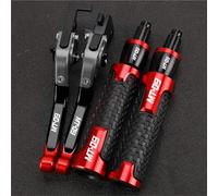 GQUIKGW Remplacer Accessoires Moto : Poignées De Guidon Réglables Pour Leviers D'embrayage Et Frein Pour Y-AMAHA MT-09 MT09 FZ09 Tracer 900 GT FZ 09 2021-2024