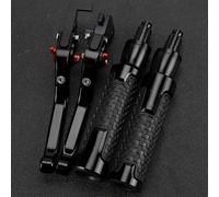 GQUIKGW Remplacer Kit De Leviers Frein D'embrayage Pour CB599 CB600 HORNET CB 599 600 1998-2006 CB919 919 2001-2006 2007 2008 Universel Moto Réglable(Nero)
