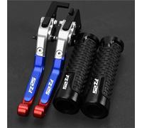 GQUIKGW Remplacer Leviers De Frein Et D'embrayage Pliables Extensibles, Accessoires Pièces Détachées Pour Moto, Poignée Réglable Pour Y-AMAHA FZ-25 FZ25 2017-2024(Multi-colored)