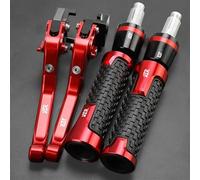 GQUIKGW Remplacer Leviers De Frein Et D'embrayage, Poignées Guidon Pour Aprilia Pour SHIVER GT 750 Pour SHIVER750 2007-2016 2015 2014 2013 2012 Moto(Rosso)